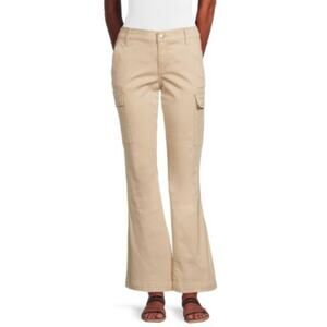 JOE'S JEANS High Rise Bootcut Cargo Pants in Taupe. Size 25. NWOT.